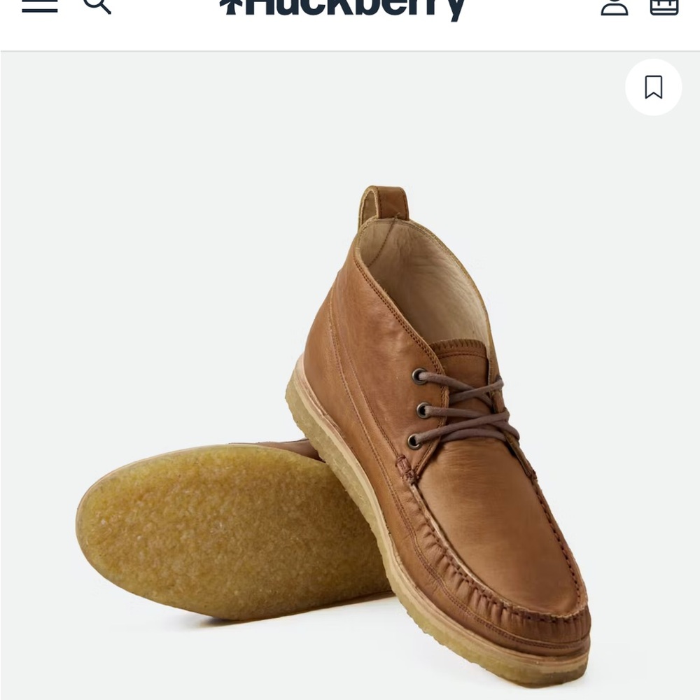 As seen on Huckbeerry-great quality Luca chukka boots